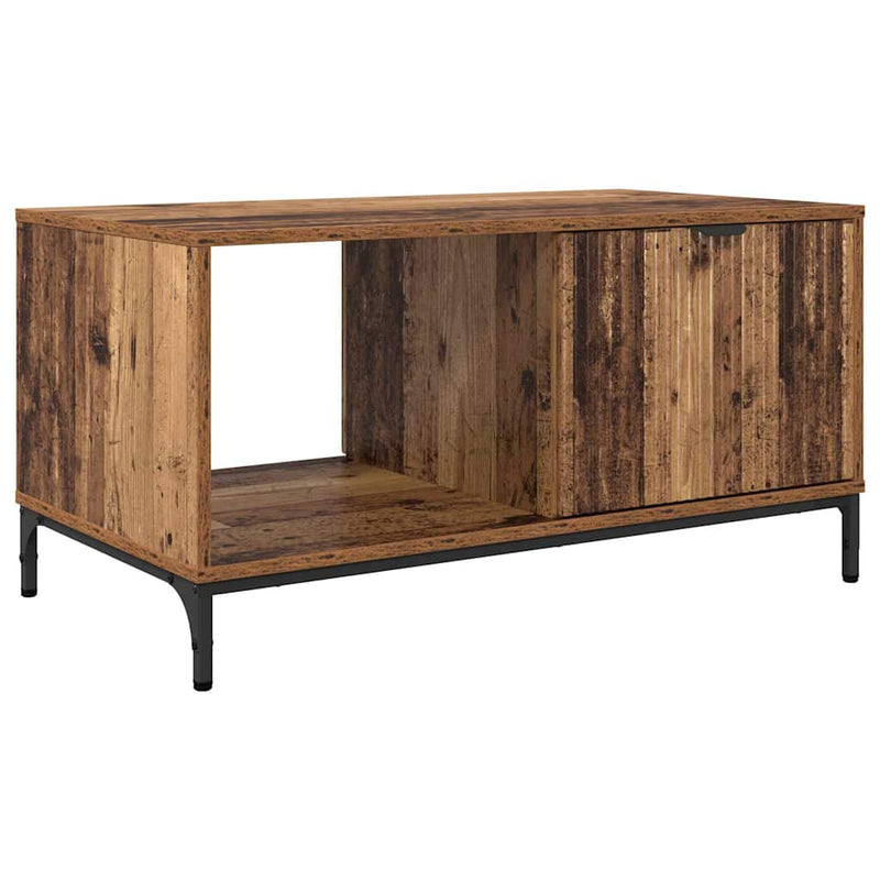 vidaXL Dohányzóasztal Régi fa 90 x 49 x 46 cm Faanyag