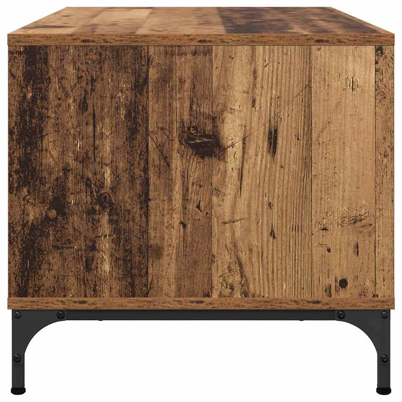vidaXL Dohányzóasztal Régi fa 90 x 49 x 46 cm Faanyag