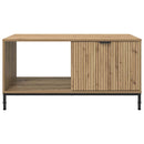 vidaXL Dohányzóasztal kézműves tölgy 90 x 49 x 46 cm Faanyag