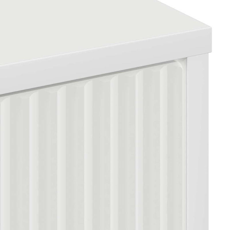 vidaXL Széf fiókkal Fehér 89.5 x 33 x 82 cm Faanyag