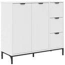 vidaXL Széf fiókkal Fehér 89.5 x 33 x 82 cm Faanyag