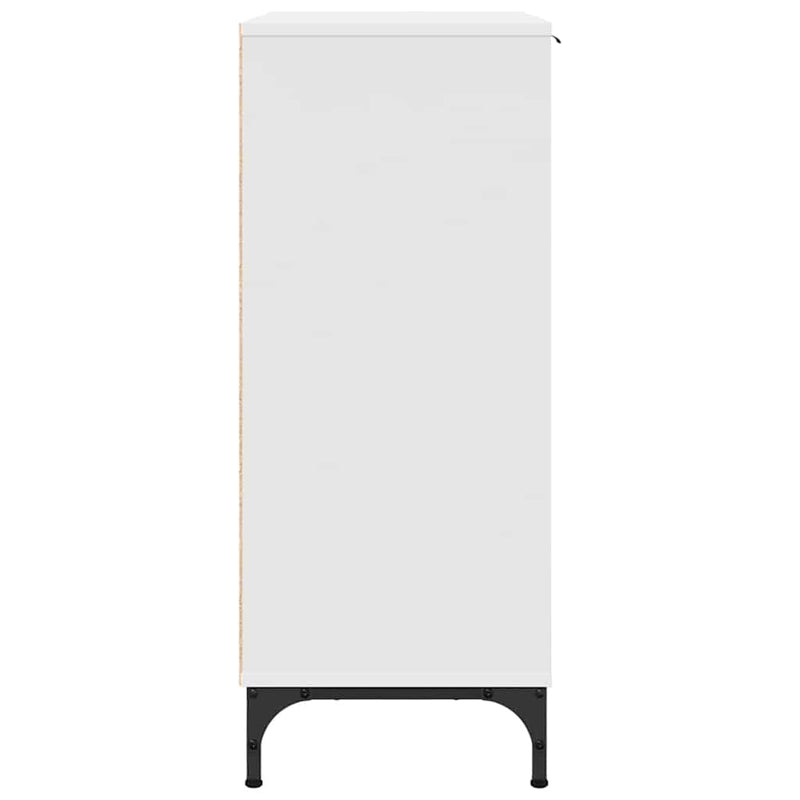 vidaXL Széf fiókkal Fehér 89.5 x 33 x 82 cm Faanyag