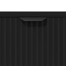 vidaXL Széf fiókkal Fekete 89.5 x 33 x 82 cm Faanyag