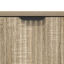vidaXL Széf fiókkal Sonoma tölgy 89,5 x 33 x 82 cm Faanyag