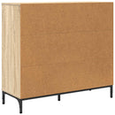 vidaXL Széf fiókkal Sonoma tölgy 89,5 x 33 x 82 cm Faanyag