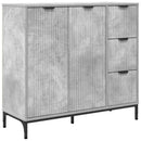 vidaXL Széf fiókkal Beton Szürke 89,5 x 33 x 82 cm Faanyag