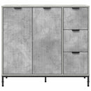 vidaXL Széf fiókkal Beton Szürke 89,5 x 33 x 82 cm Faanyag