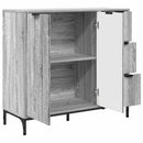 vidaXL Széf fiókkal Szürke Sonoma 89,5 x 33 x 82 cm Faanyag