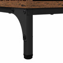 vidaXL Széf fiókkal Öreg fa 89,5 x 33 x 82 cm Faanyag