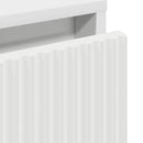 vidaXL Éjjeli asztal fiókkal Fehér 63.5 x 36 x 61 cm Faanyag