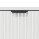 vidaXL Éjjeli asztal fiókkal Fehér 63.5 x 36 x 61 cm Faanyag