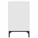 vidaXL Éjjeli asztal fiókkal Fehér 63.5 x 36 x 61 cm Faanyag