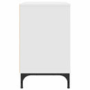 vidaXL Éjjeli asztal fiókkal Fehér 63.5 x 36 x 61 cm Faanyag