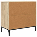vidaXL Éjjeli asztal fiókkal sonoma tölgy 63.5 x 36 x 61 cm Faanyag