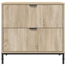 vidaXL Éjjeli asztal fiókkal sonoma tölgy 63.5 x 36 x 61 cm Faanyag