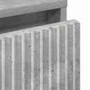 vidaXL Éjjeli asztal fiókkal Beton szürke 63.5 x 36 x 61 cm Faanyag