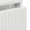 vidaXL Éjjeli asztal Magasfényű fehér 63.5 x 36 x 61 cm Faanyag