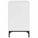 vidaXL Éjjeli asztal Magasfényű fehér 63.5 x 36 x 61 cm Faanyag