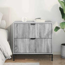 vidaXL Éjjeli asztal fiókkal Szürke sonoma 63.5 x 36 x 61 cm Faanyag