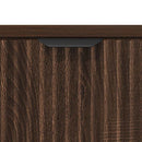 vidaXL Éjjeli asztal fiókkal barna tölgy 63.5 x 36 x 61 cm Faanyag