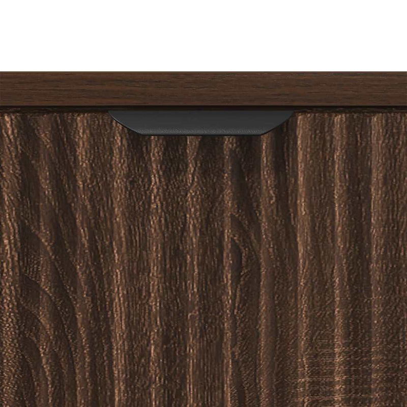 vidaXL Éjjeli asztal fiókkal barna tölgy 63.5 x 36 x 61 cm Faanyag