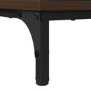 vidaXL Éjjeli asztal fiókkal barna tölgy 63.5 x 36 x 61 cm Faanyag