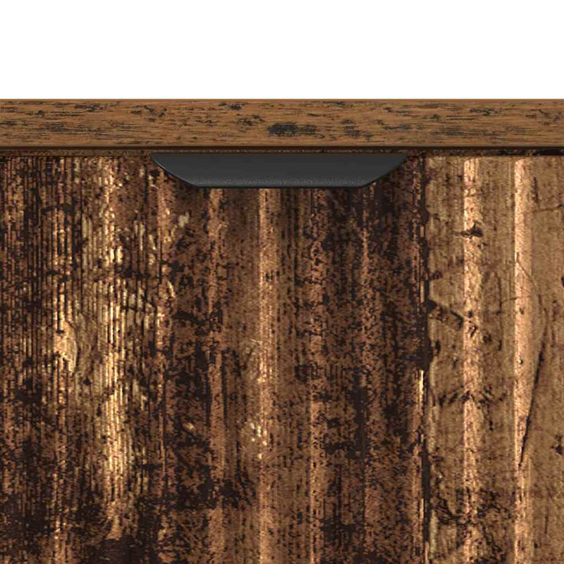 vidaXL Éjjeli asztal fiókkal Régi fa 63.5 x 36 x 61 cm Faanyag