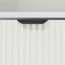 vidaXL Éjjeliszekrények fiókkal 2 pcs Fehér 49 x 36 x 61 cm Faanyag