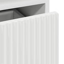 vidaXL Éjjeliszekrények fiókkal 2 pcs Fehér 49 x 36 x 61 cm Faanyag