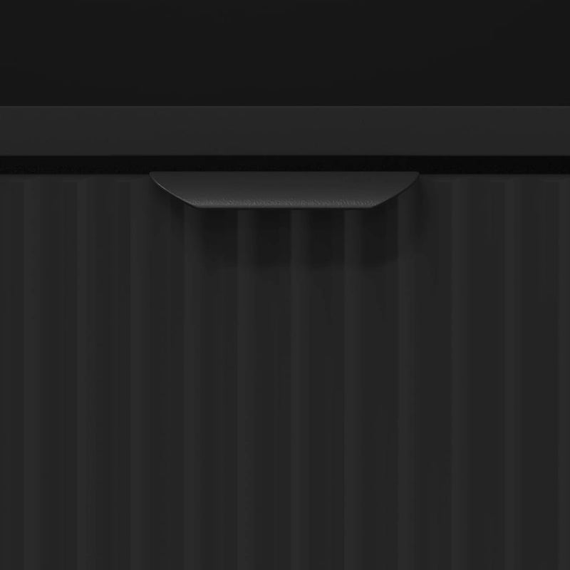 vidaXL Éjjeliszekrények fiókkal 2 pcs Fekete 49 x 36 x 61 cm Faanyag