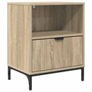 vidaXL Éjjeli asztal fiókkal sonoma tölgy 49 x 36 x 61 cm Faanyag