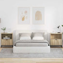 vidaXL Éjjeliszekrények 2 pcs sonoma tölgy 49 x 36 x 61 cm Faanyag