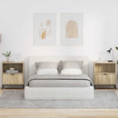 vidaXL Éjjeliszekrény 2 pcs sonoma tölgy 49 x 36 x 61 cm Faanyag