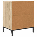 vidaXL Éjjeliszekrény 2 pcs sonoma tölgy 49 x 36 x 61 cm Faanyag