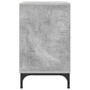 vidaXL Éjjeliszekrény 2 pcs Beton szürke 49 x 36 x 61 cm Faanyag