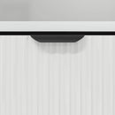 vidaXL Éjjeliszekrények 2 pcs Magasfényű fehér 49 x 36 x 61 cm Faanyag