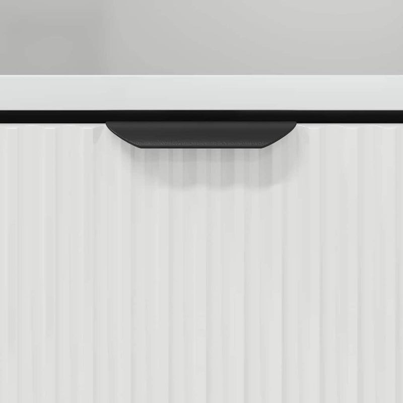 vidaXL Éjjeliszekrények 2 pcs Magasfényű fehér 49 x 36 x 61 cm Faanyag