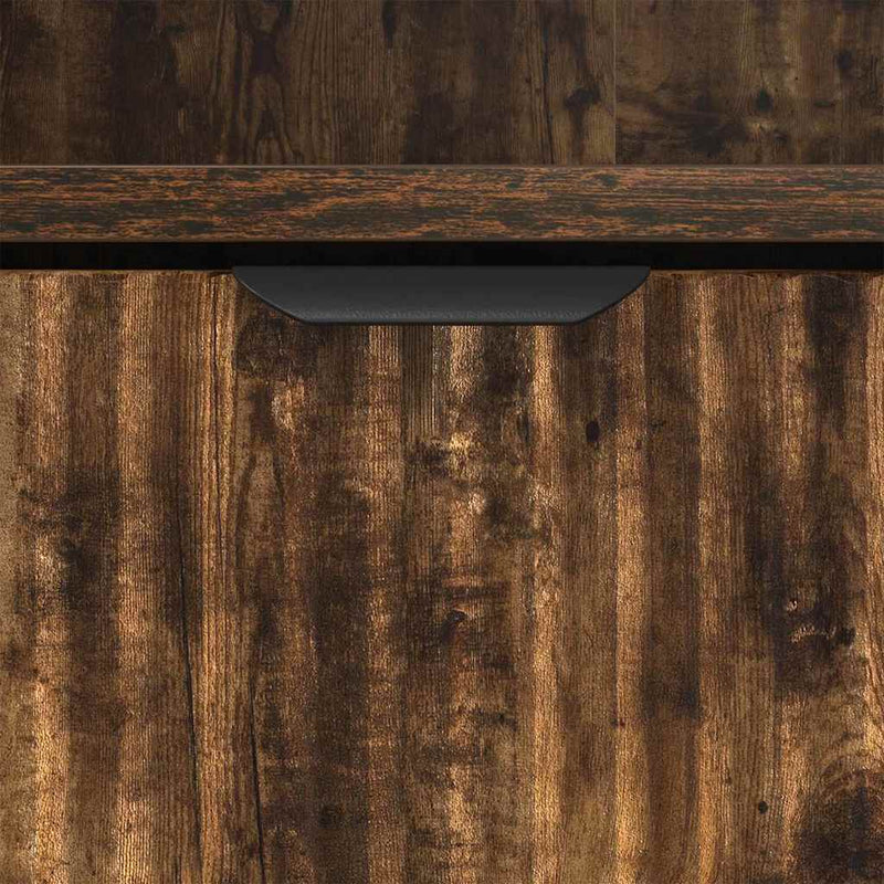 vidaXL Éjjeliszekrények 2 pcs Füstölt tölgy 49 x 36 x 61 cm Faanyag