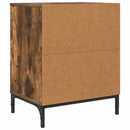 vidaXL Éjjeliszekrény 2 pcs Füstölt tölgy 49 x 36 x 61 cm Faanyag
