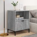 vidaXL Éjjeliszekrény 2 pcs Szürke sonoma 49 x 36 x 61 cm Faanyag