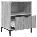 vidaXL Éjjeliszekrény 2 pcs Szürke sonoma 49 x 36 x 61 cm Faanyag