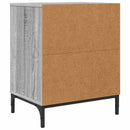 vidaXL Éjjeliszekrény 2 pcs Szürke sonoma 49 x 36 x 61 cm Faanyag