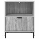 vidaXL Éjjeliszekrények 2 pcs Szürke sonoma 49 x 36 x 61 cm Faanyag