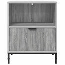 vidaXL Éjjeliszekrény 2 pcs Szürke sonoma 49 x 36 x 61 cm Faanyag
