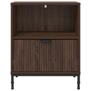 vidaXL Éjjeliszekrény 2 pcs barna tölgy 49 x 36 x 61 cm Faanyag