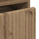 vidaXL Éjjeliszekrények 2 pcs kézműves tölgy 49 x 36 x 61 cm Faanyag