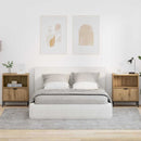 vidaXL Éjjeliszekrények 2 pcs kézműves tölgy 49 x 36 x 61 cm Faanyag