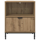 vidaXL Éjjeliszekrények 2 pcs kézműves tölgy 49 x 36 x 61 cm Faanyag