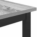 vidaXL asztal Szürke Sonoma 100 x 50 x 90,5 cm Műszaki fa és acél