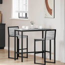 vidaXL asztal Szürke Sonoma 100 x 50 x 90,5 cm Műszaki fa és acél